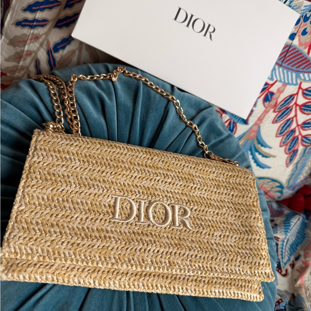 Dior Tan Woven Women's Bag